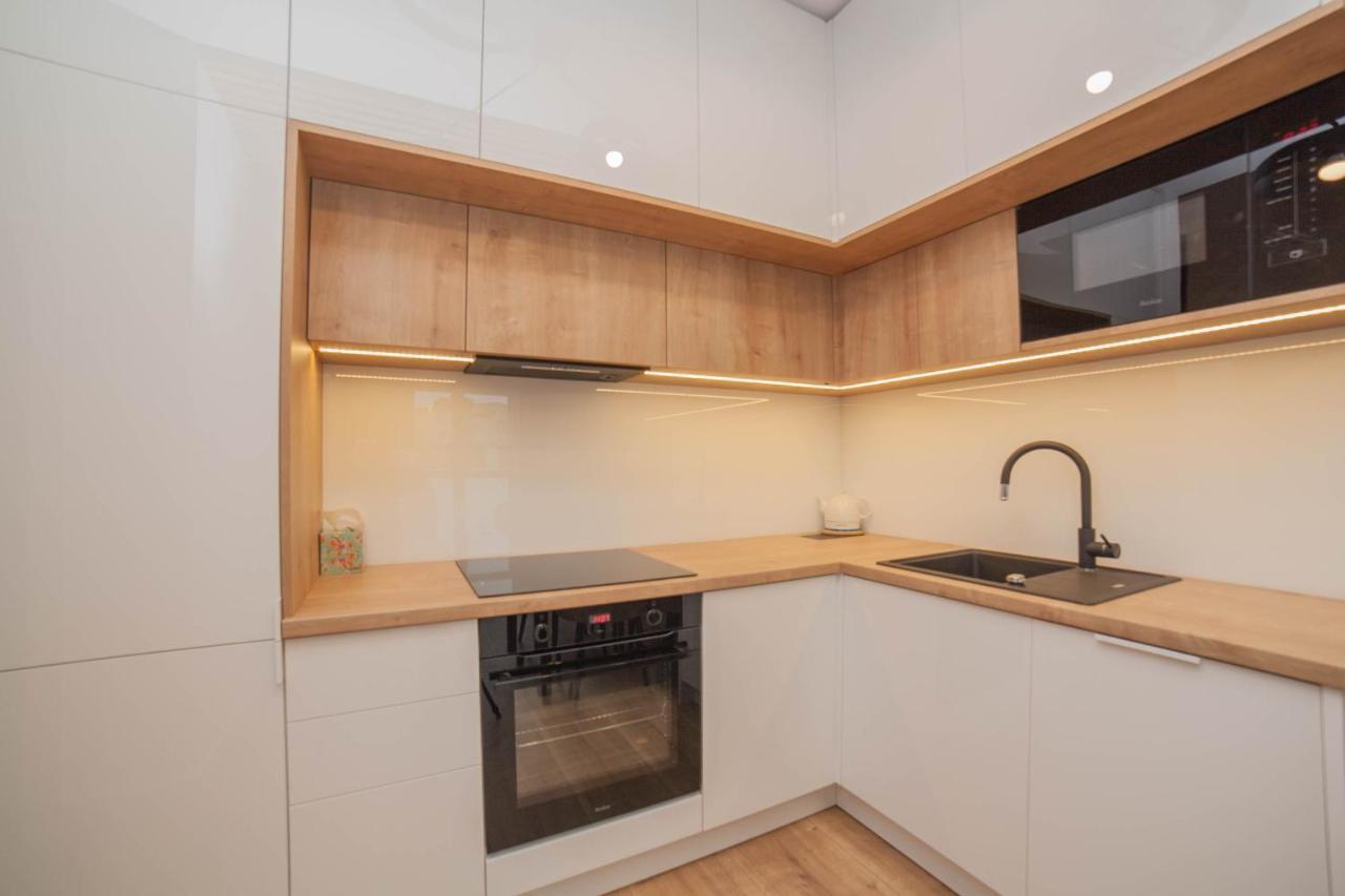 Mragowo Dwupoziomowy Apartament Indygo 85M2 Z Widokiem Na Jezioro Экстерьер фото